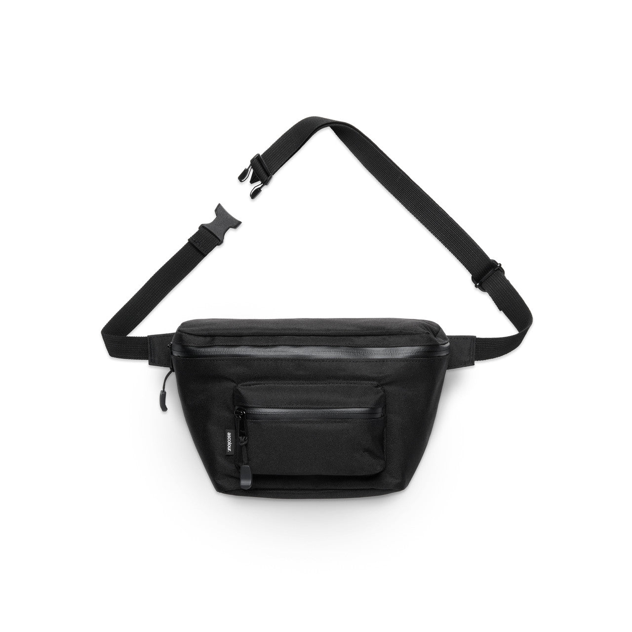 Recycled Pocket Waist Bag 1019 - Black