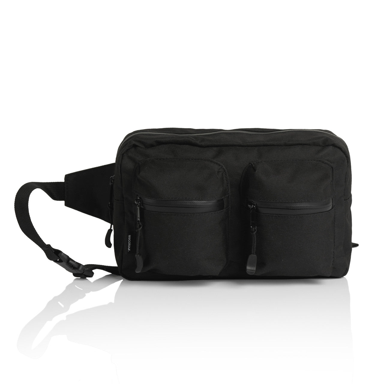 Recycled Double Waist Bag 1025 - Black