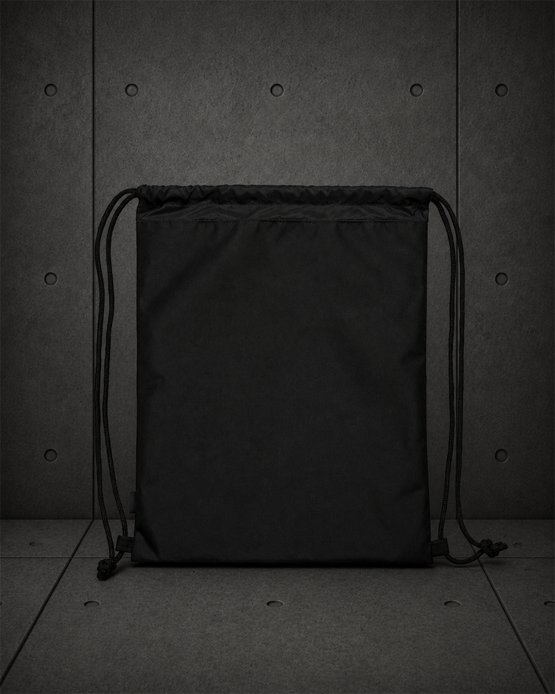 Recycled Gear Bag 1037 blank product on dark industrial concrete background