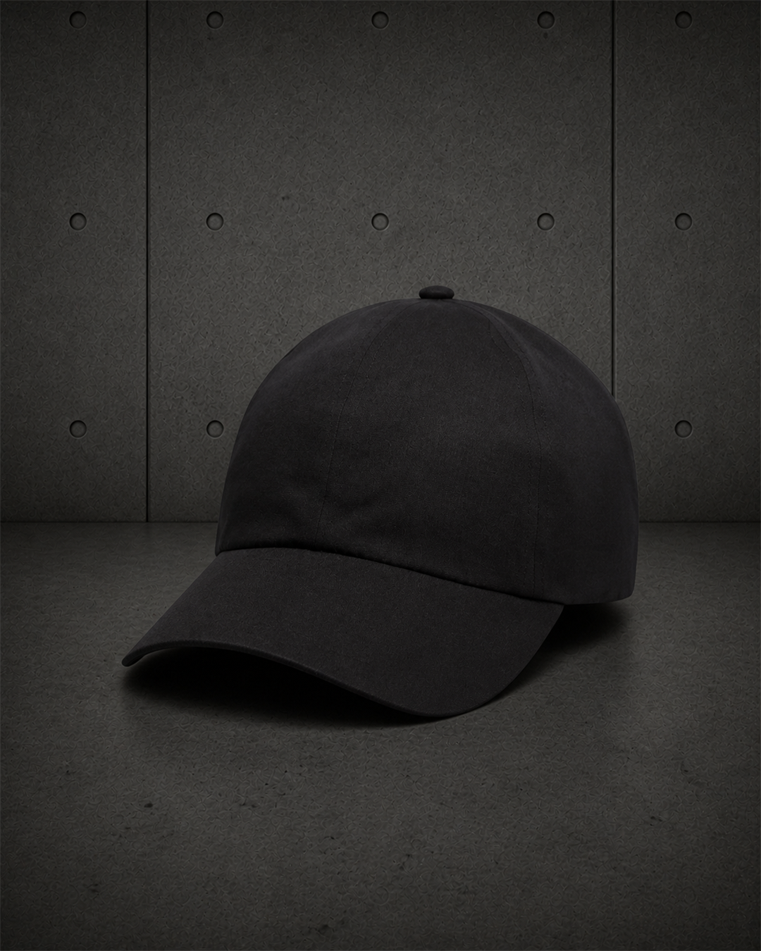 Access Active Cap 1133 blank product on dark industrial concrete background