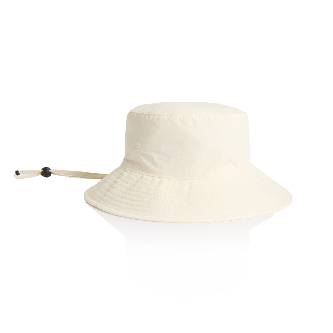 Nylon Wide Brim Bucket Hat 1174 - Ecru