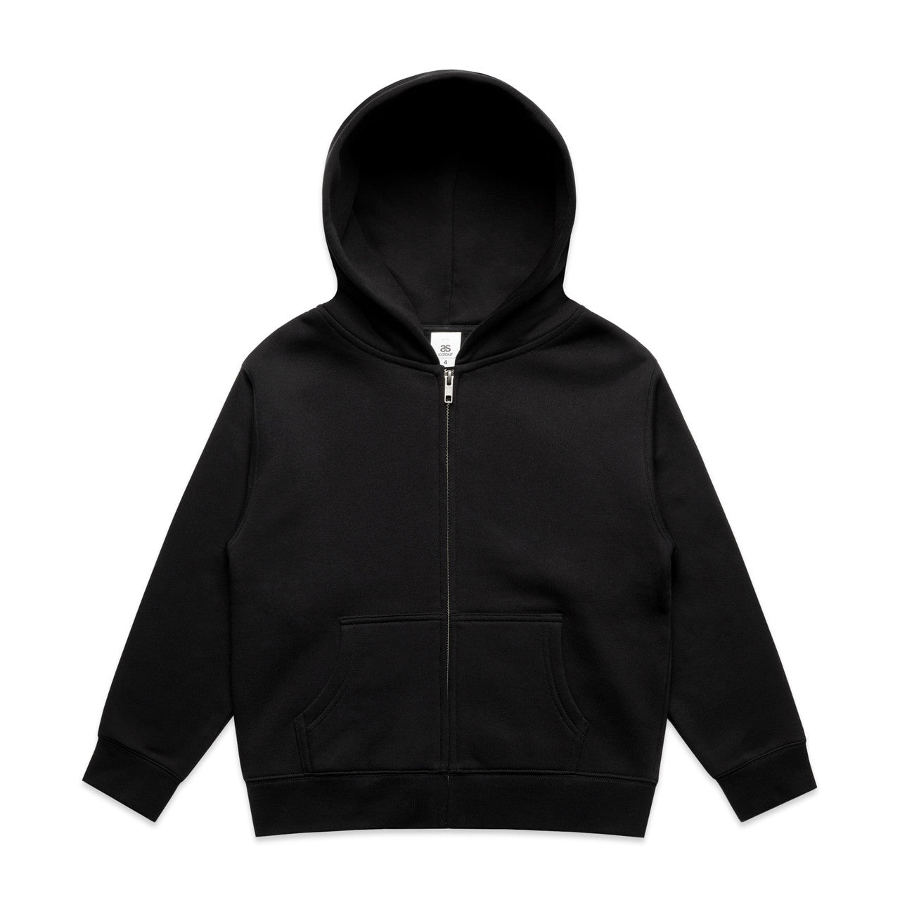Kids Relax Zip Hood 3038 - Black