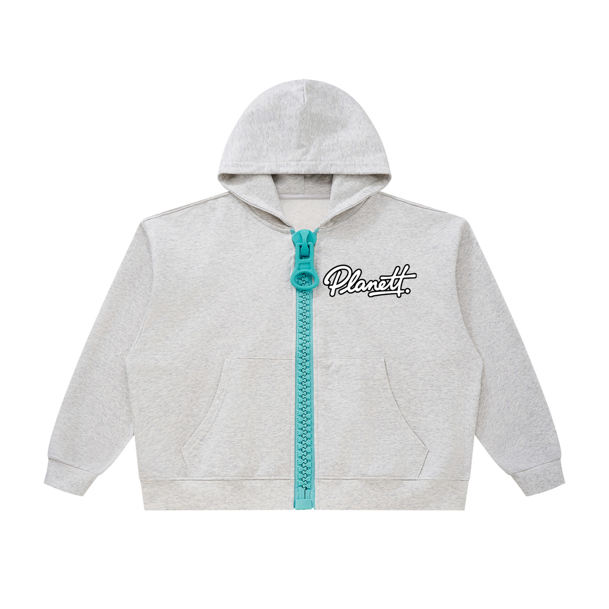 Chunky Zip Oversized Hoodie | Boxy