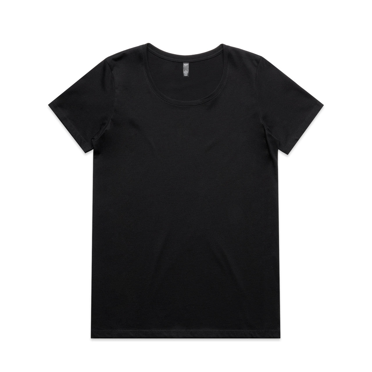 Wo's Maple Scoop Tee 4019 - Black