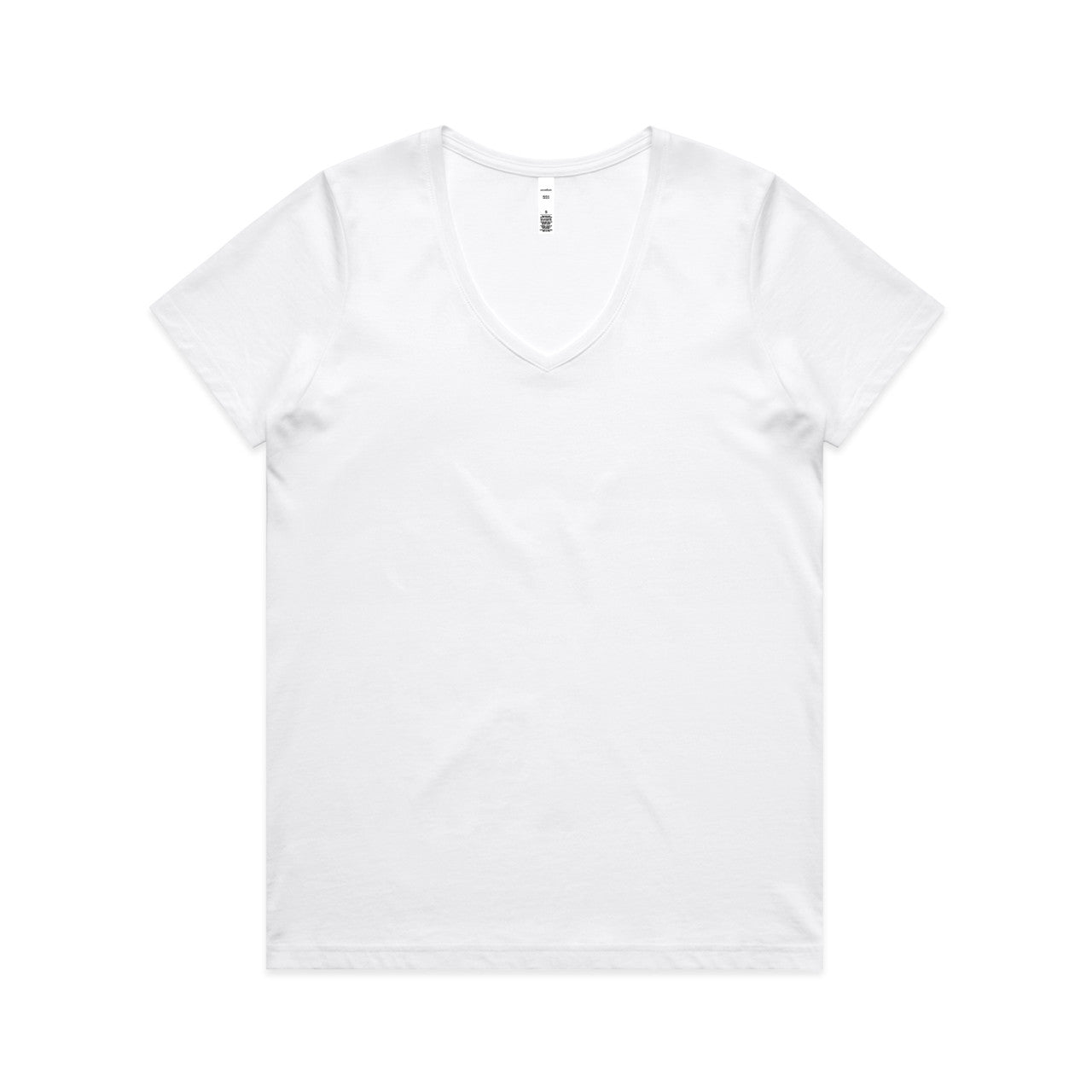Wo's Maple V Neck Tee 4023 - White