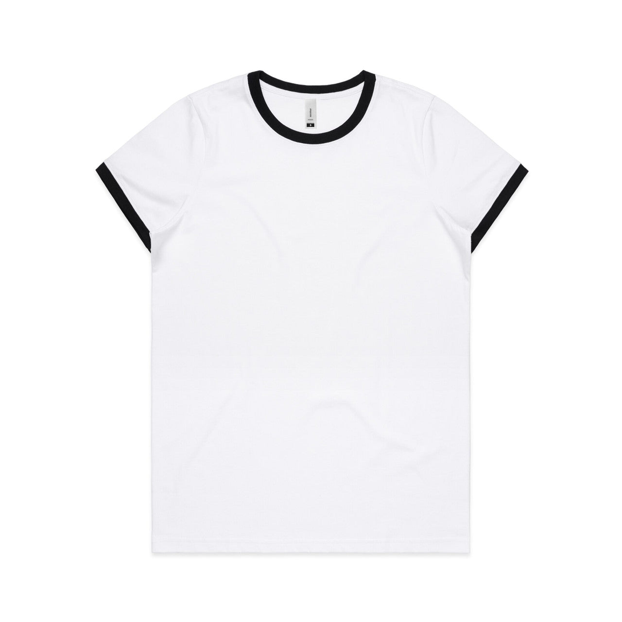 Wo's Maple Ringer Tee 4053 - White/Black