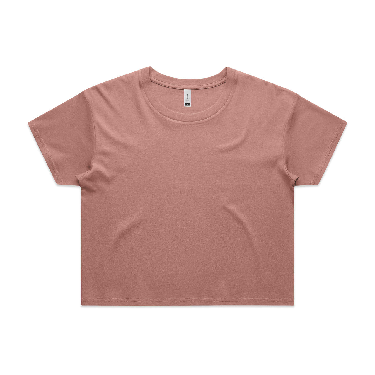 Wo's Crop Tee 4062 - Hazy Pink