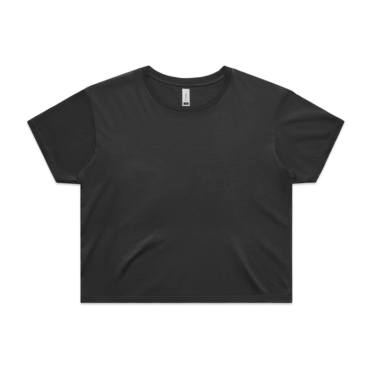Wo's Faded Crop Tee 4062F - Faded Black