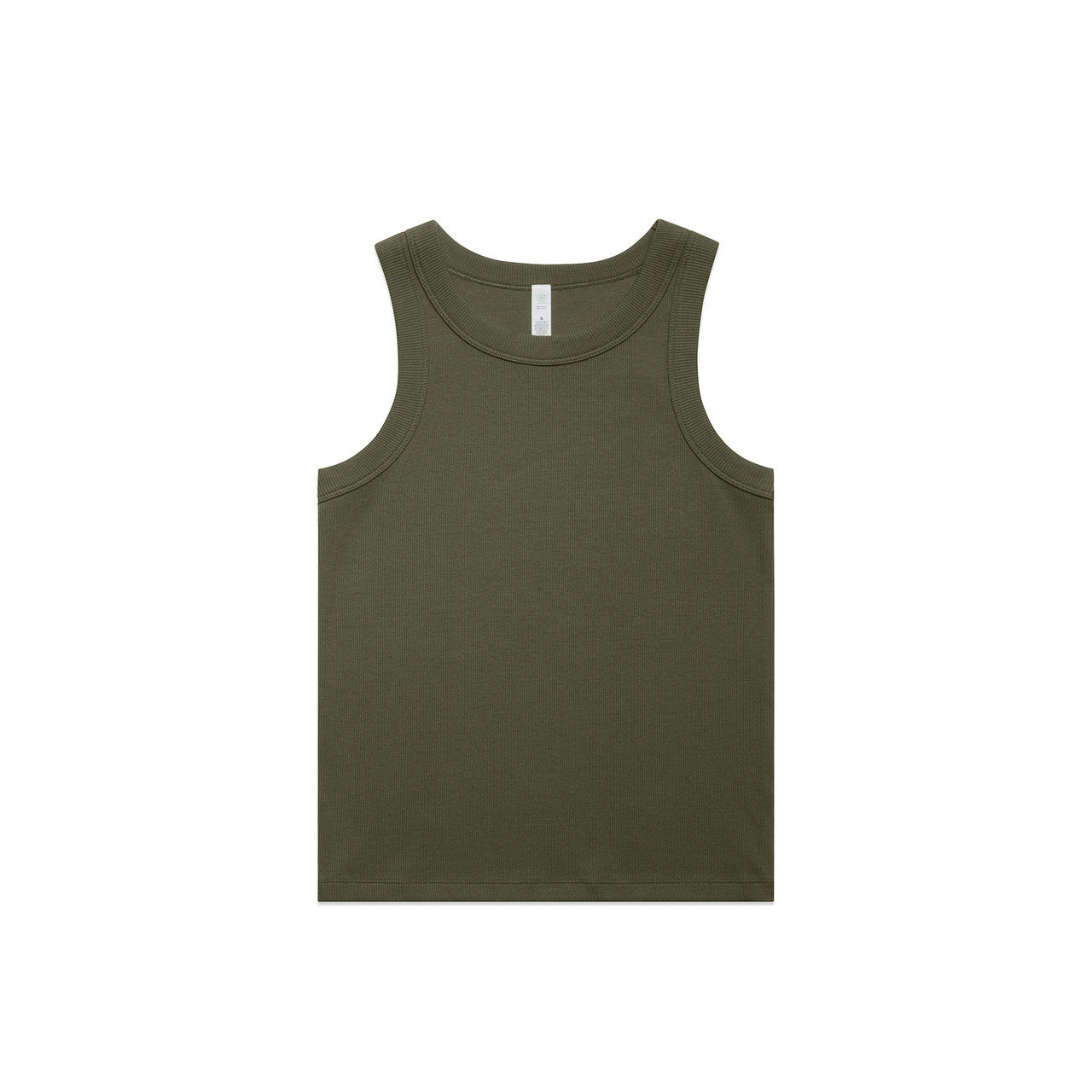 Wo's Organic Rib Tank 4063G - Army