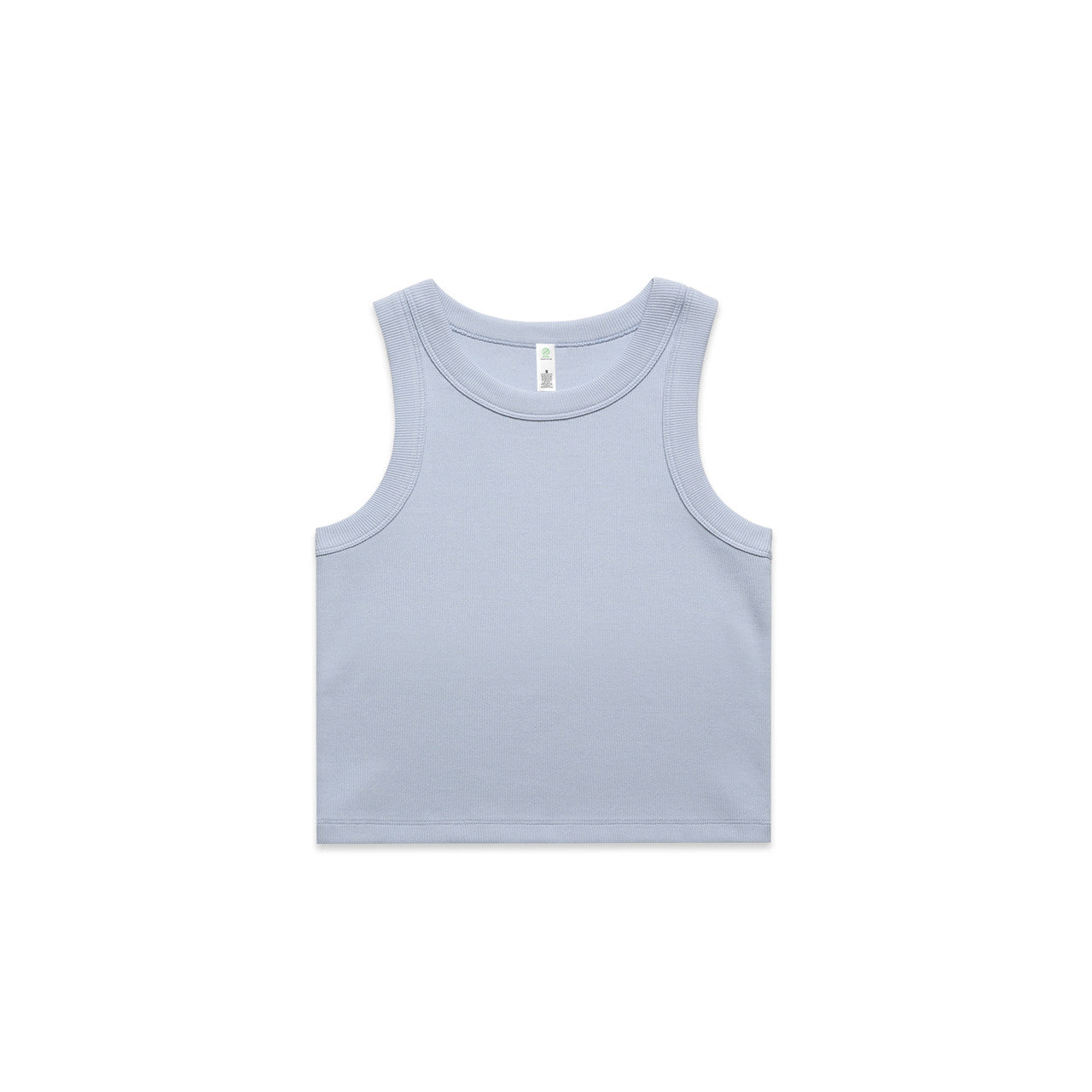 Wo's Organic Rib Crop Tank 4064G - Powder