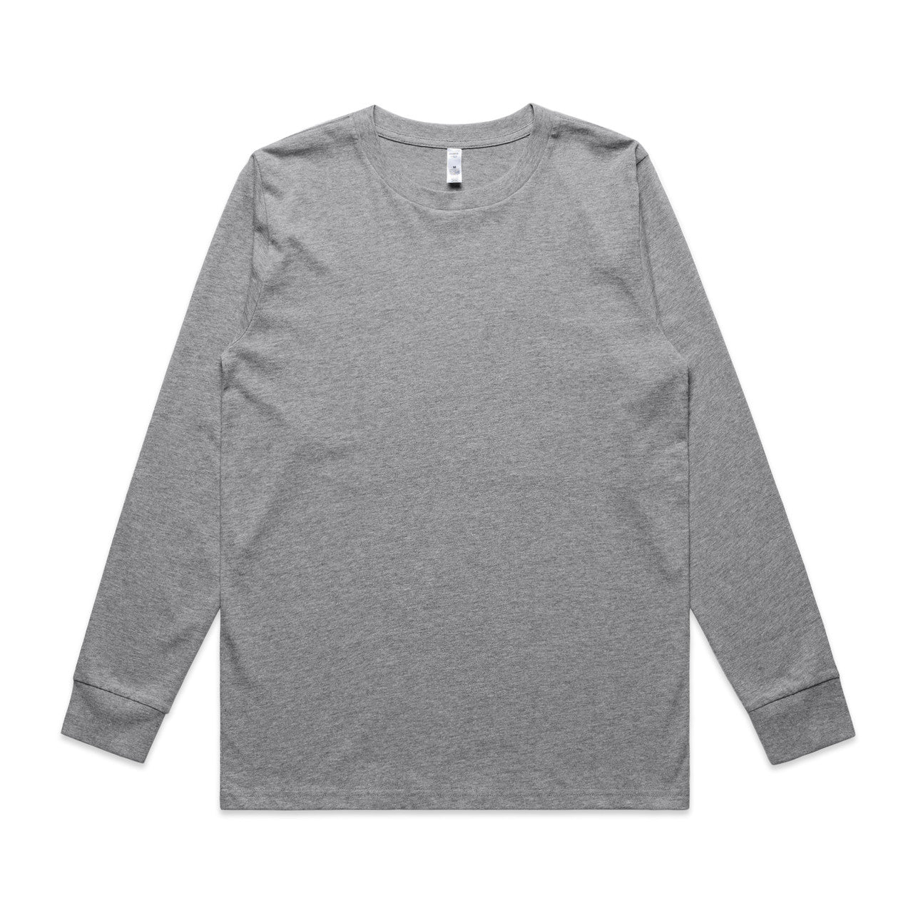 Wo's Classic L/S Tee 4073 - Grey Marle