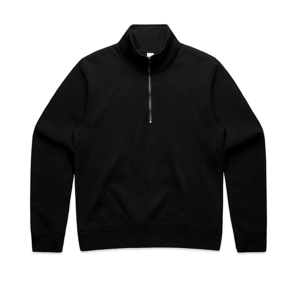 Wo's Stencil Half Zip Crew 4125 - Black