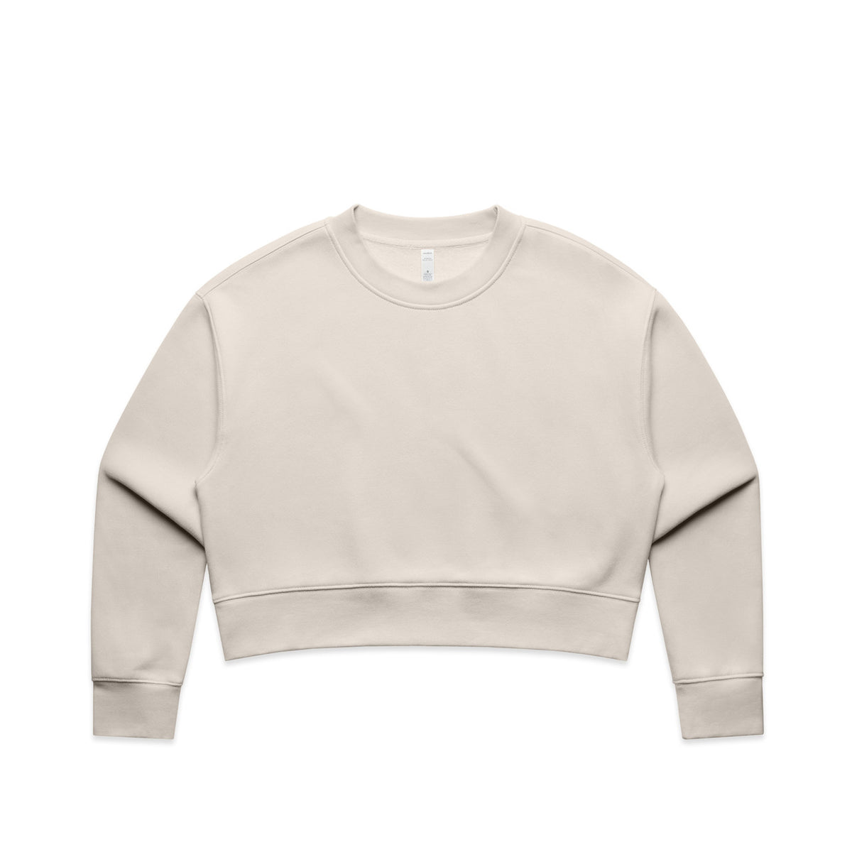 Wo's Relax Crop Crew 4169 - Bone