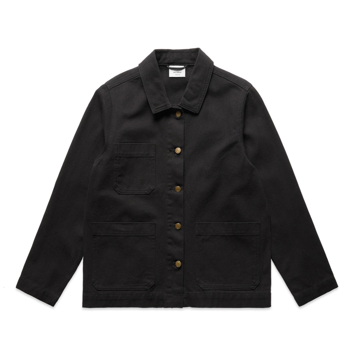 Wo's Canvas Chore Jacket 4524 - Black