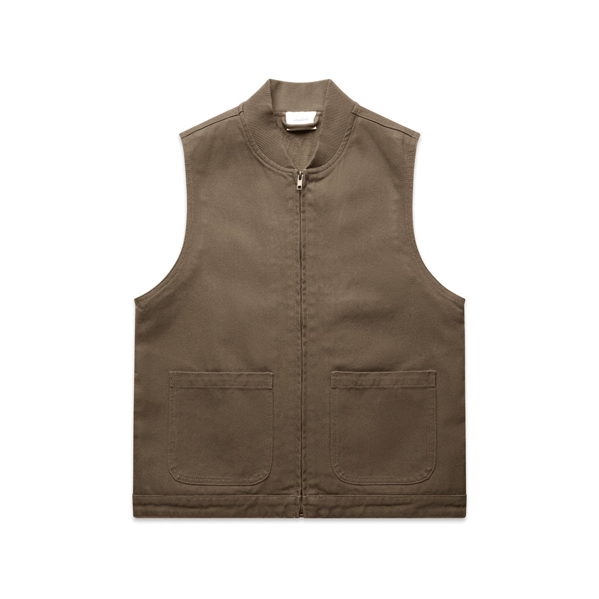 Wo's Canvas Heavy Vest 4528 - Walnut