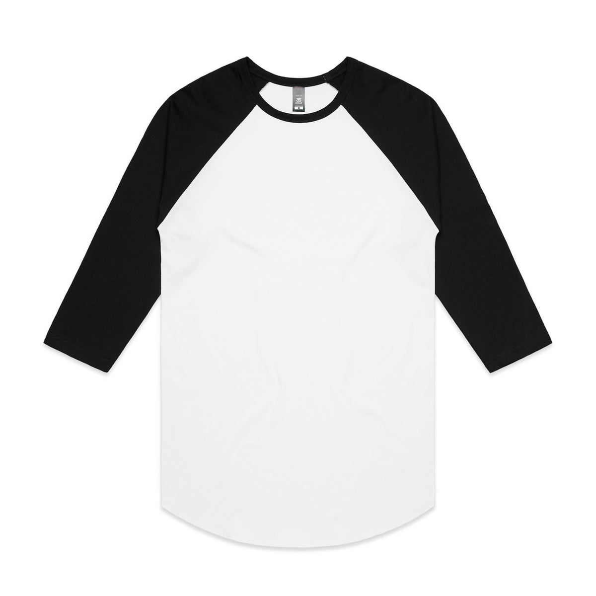 Raglan Tee 5012 - White/Black