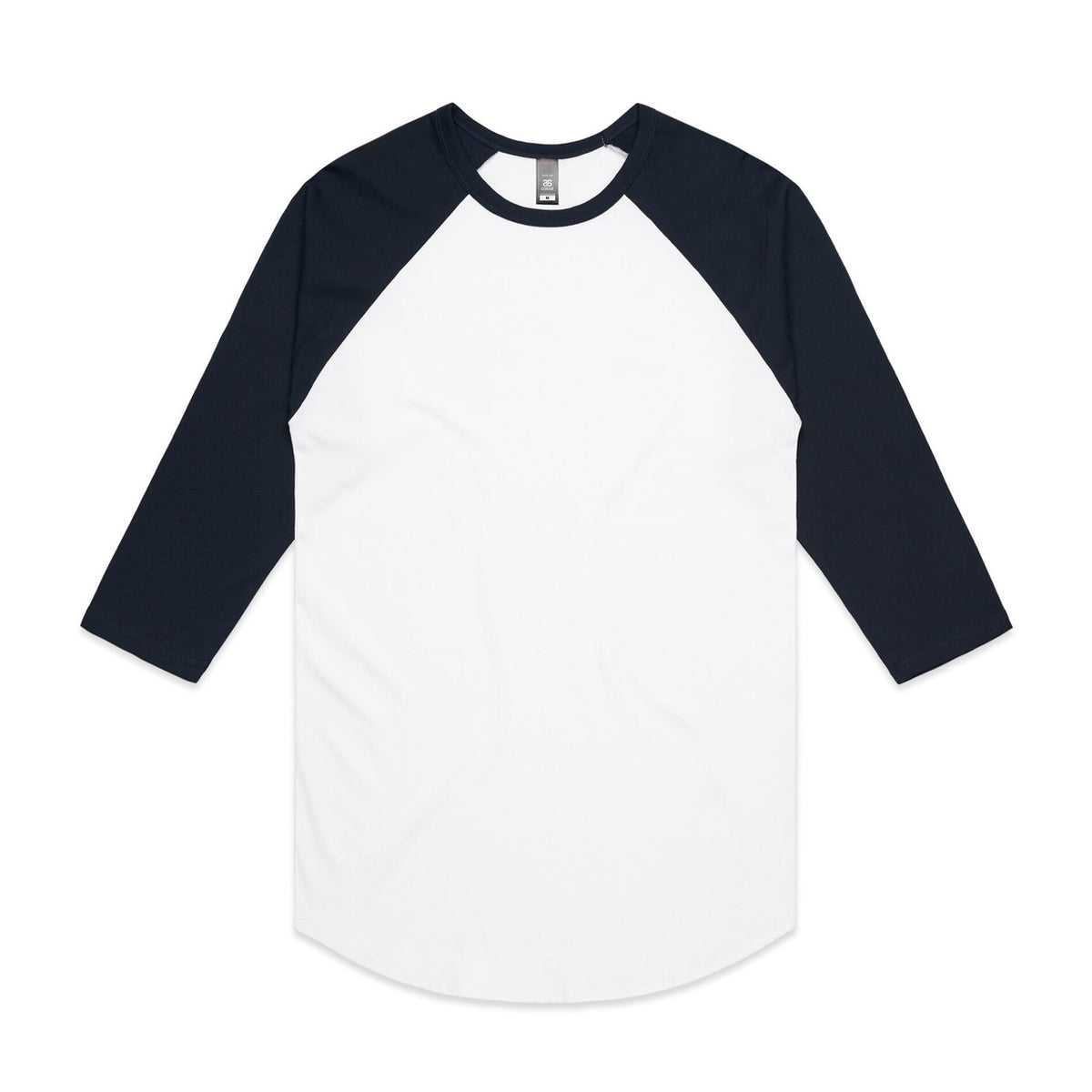 Raglan Tee 5012 - White/Navy