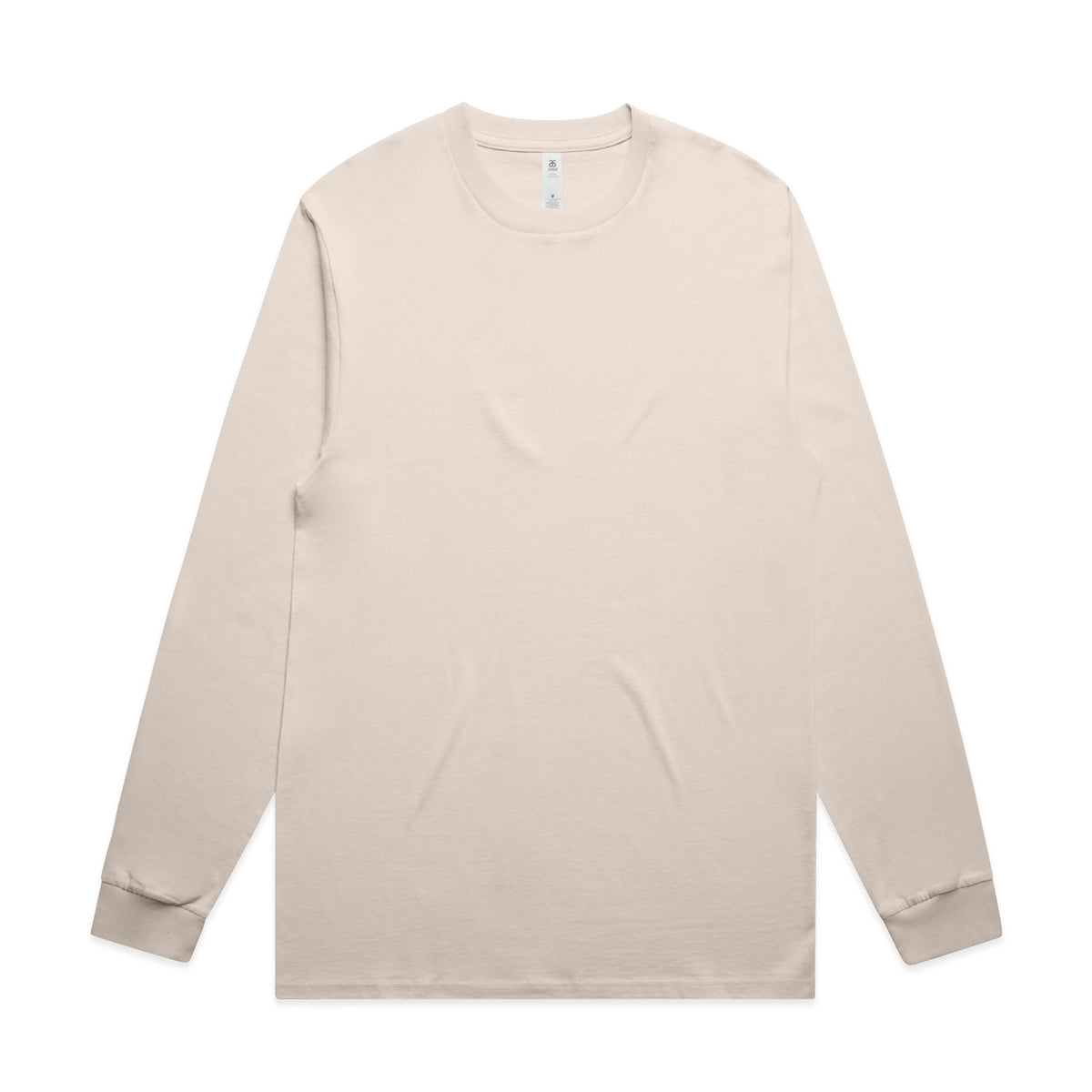 Block L/S Tee 5054 - Bone