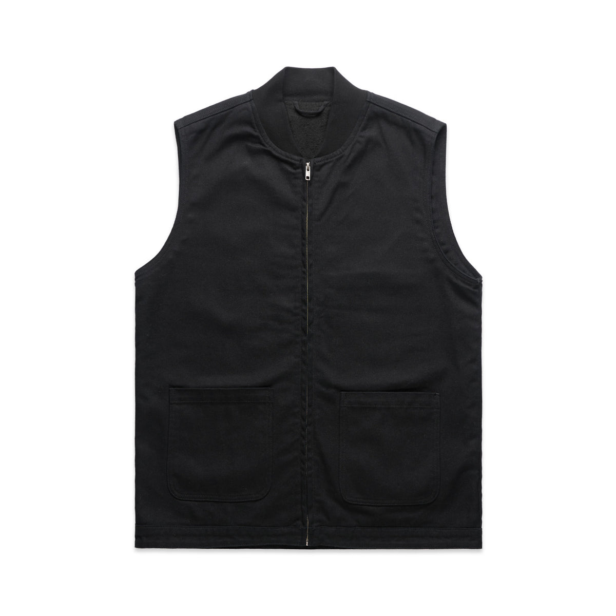 Canvas Heavy Vest 5528 - Black