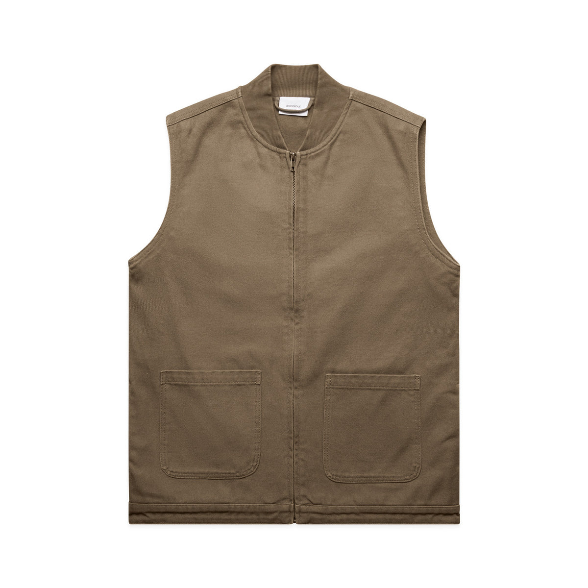 Canvas Heavy Vest 5528 - Walnut