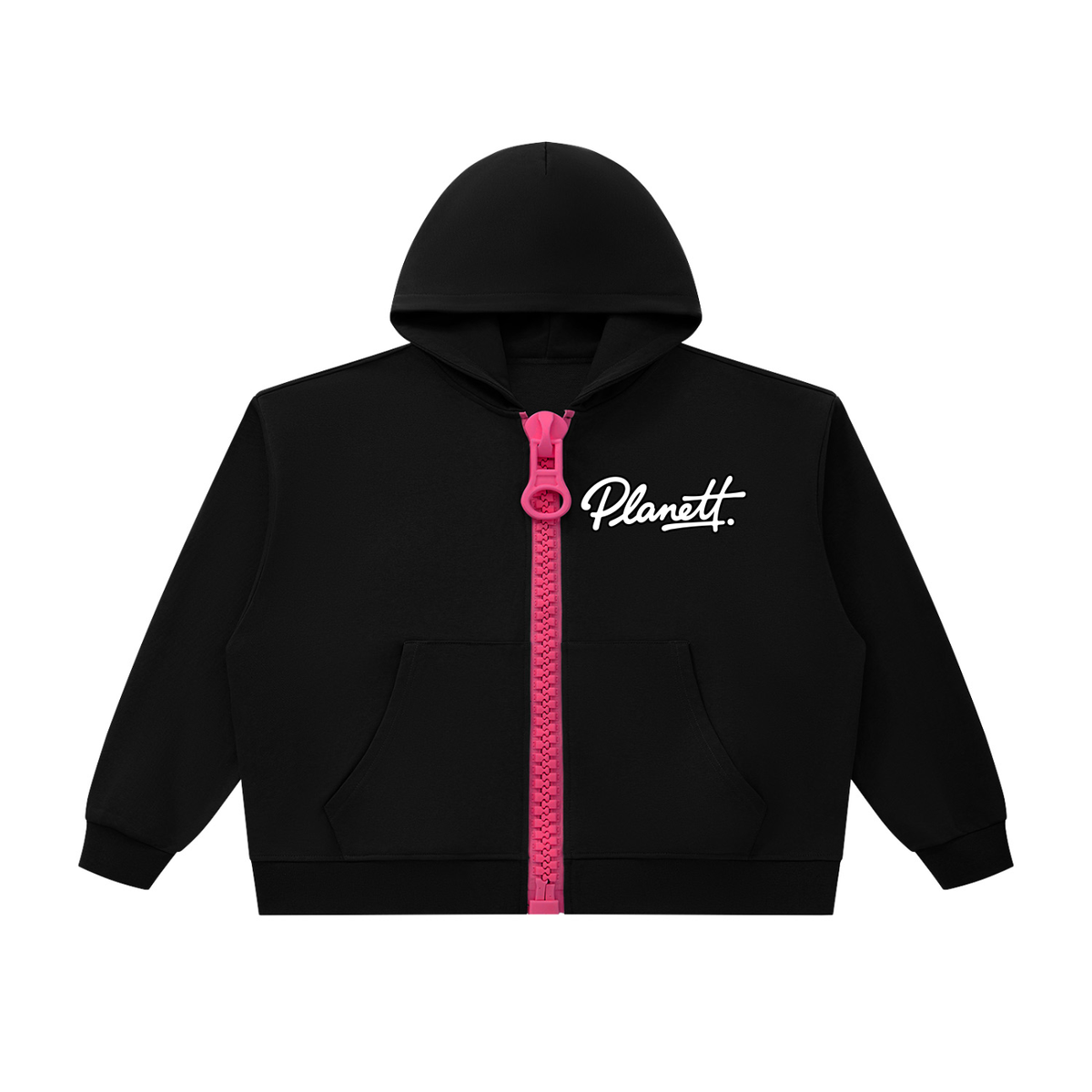 Chunky Zip Oversized Hoodie | Boxy