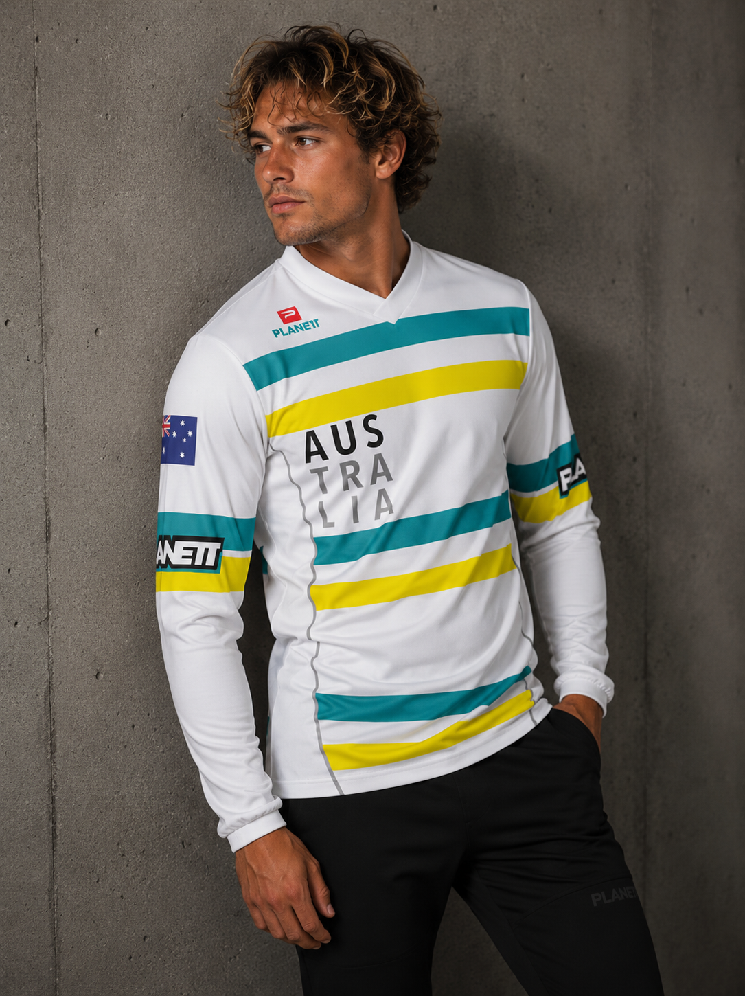 Aust White Jersey | CJ175