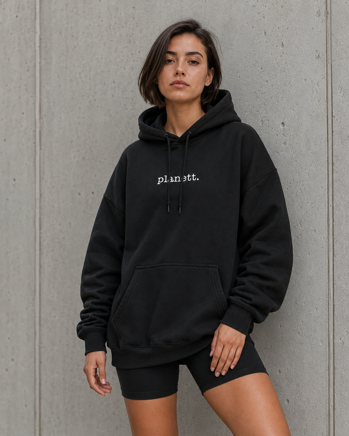 Black Oversized Hoodie