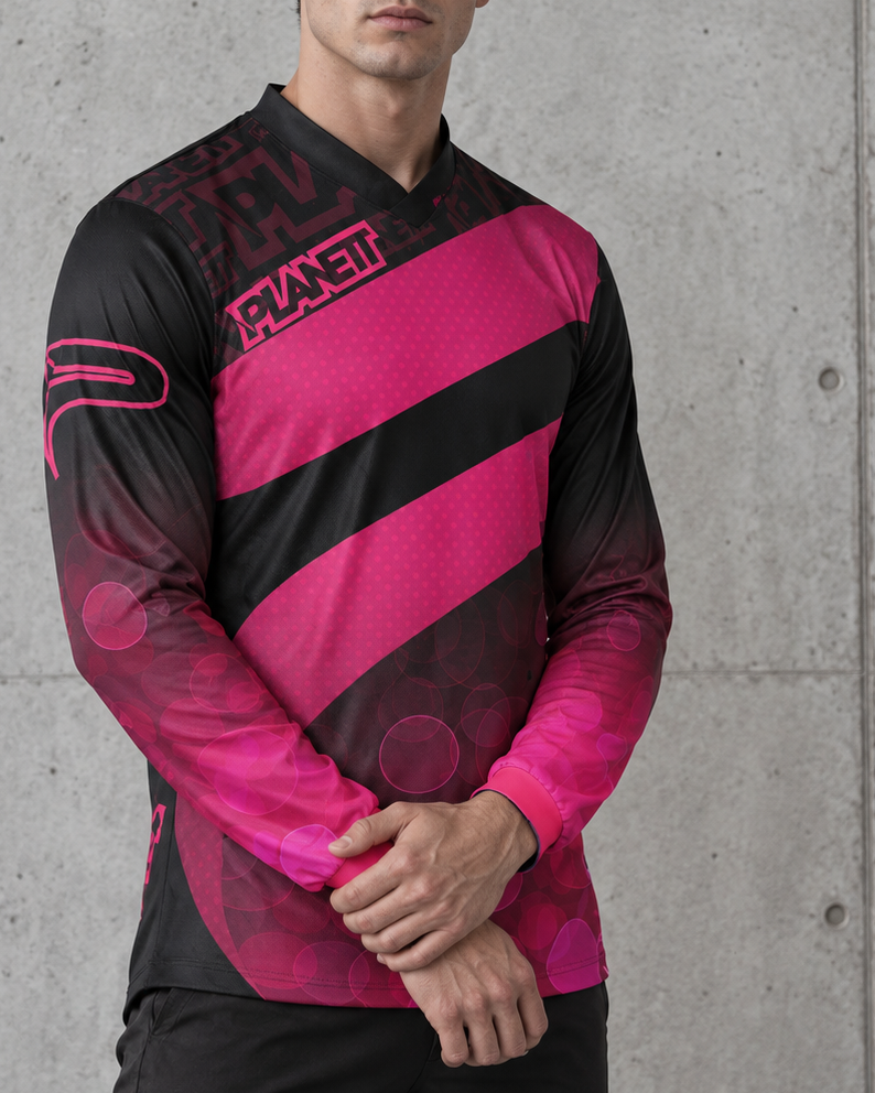 Bubbles Pink Jersey