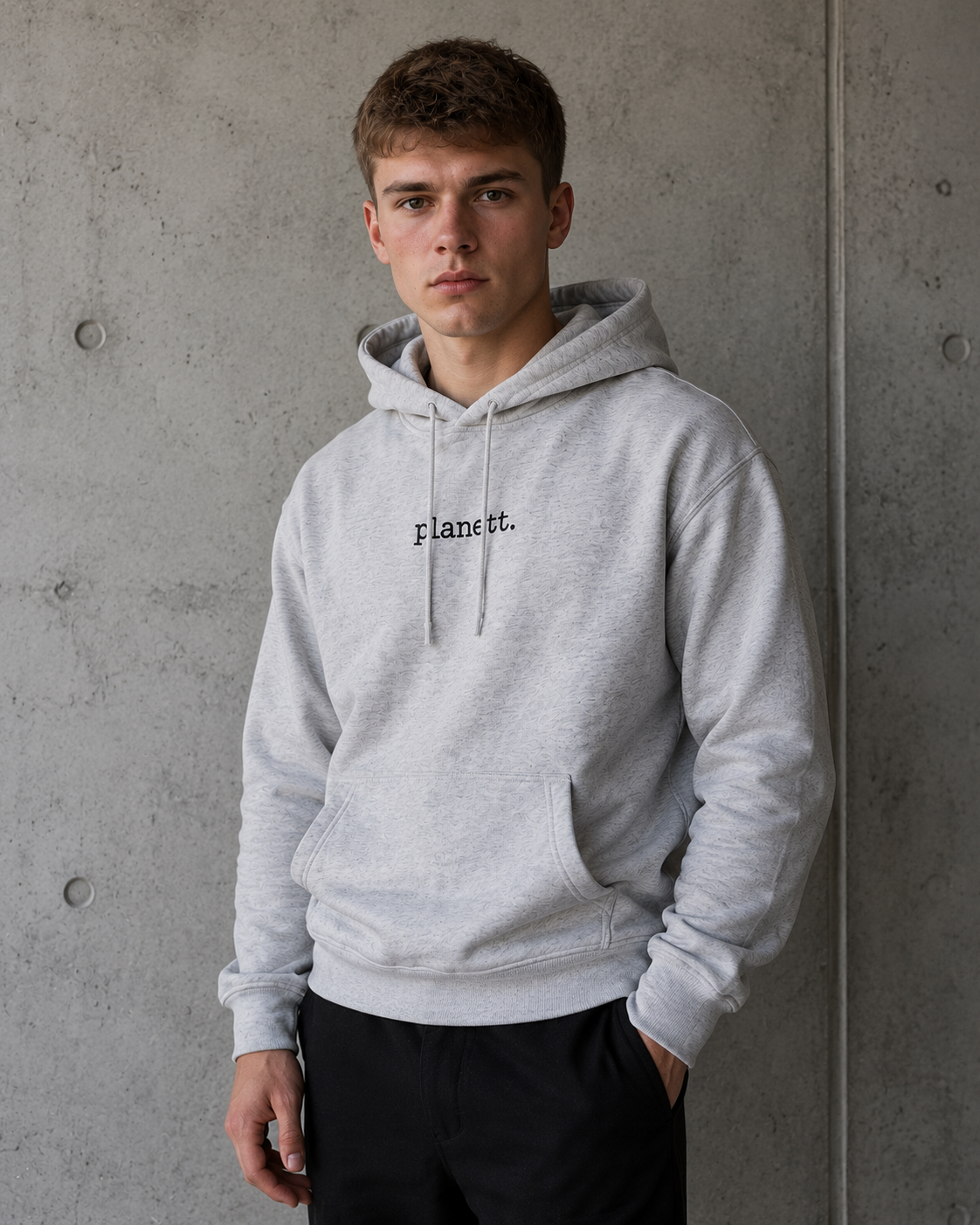 Grey Oversized Heavy Hoodie