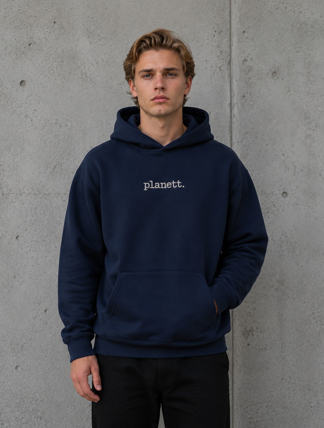 Navy Oversized Adult Hoodie