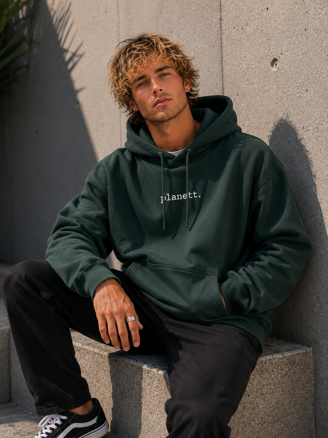 Pine Oversized Heavy Hoodie