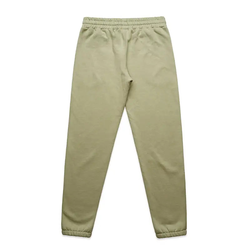 Light green sweatpants.