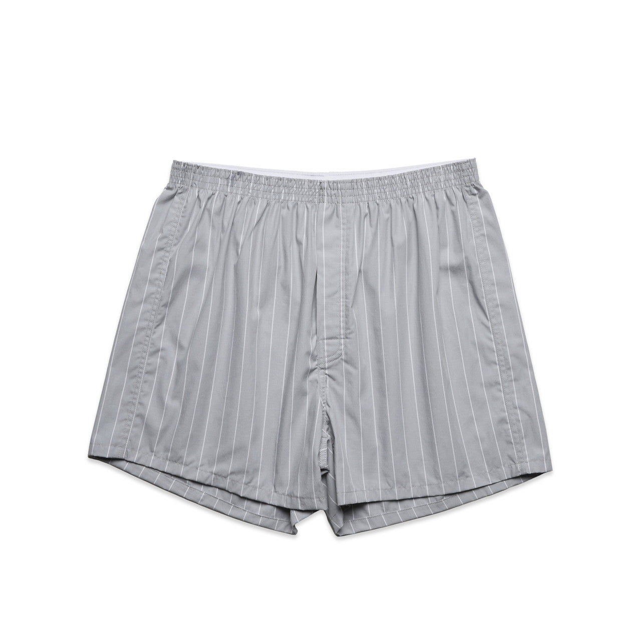 Boxer Fine Stripe Shorts 1216 - Smoke/White