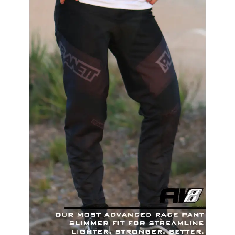 Black motocross pants.