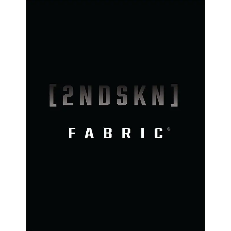 Black fabric advertisement.