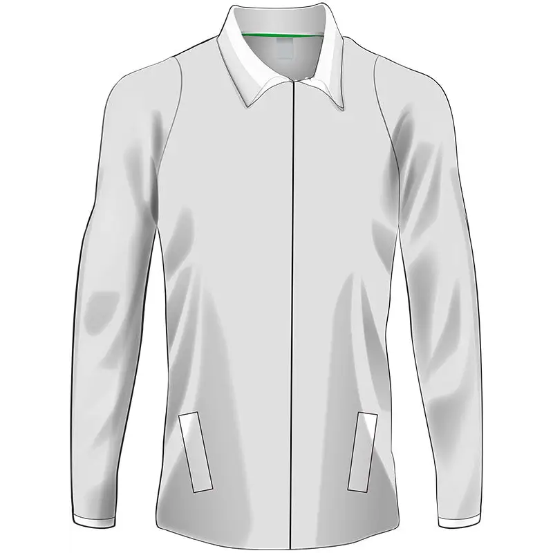 Gray long-sleeved jacket.