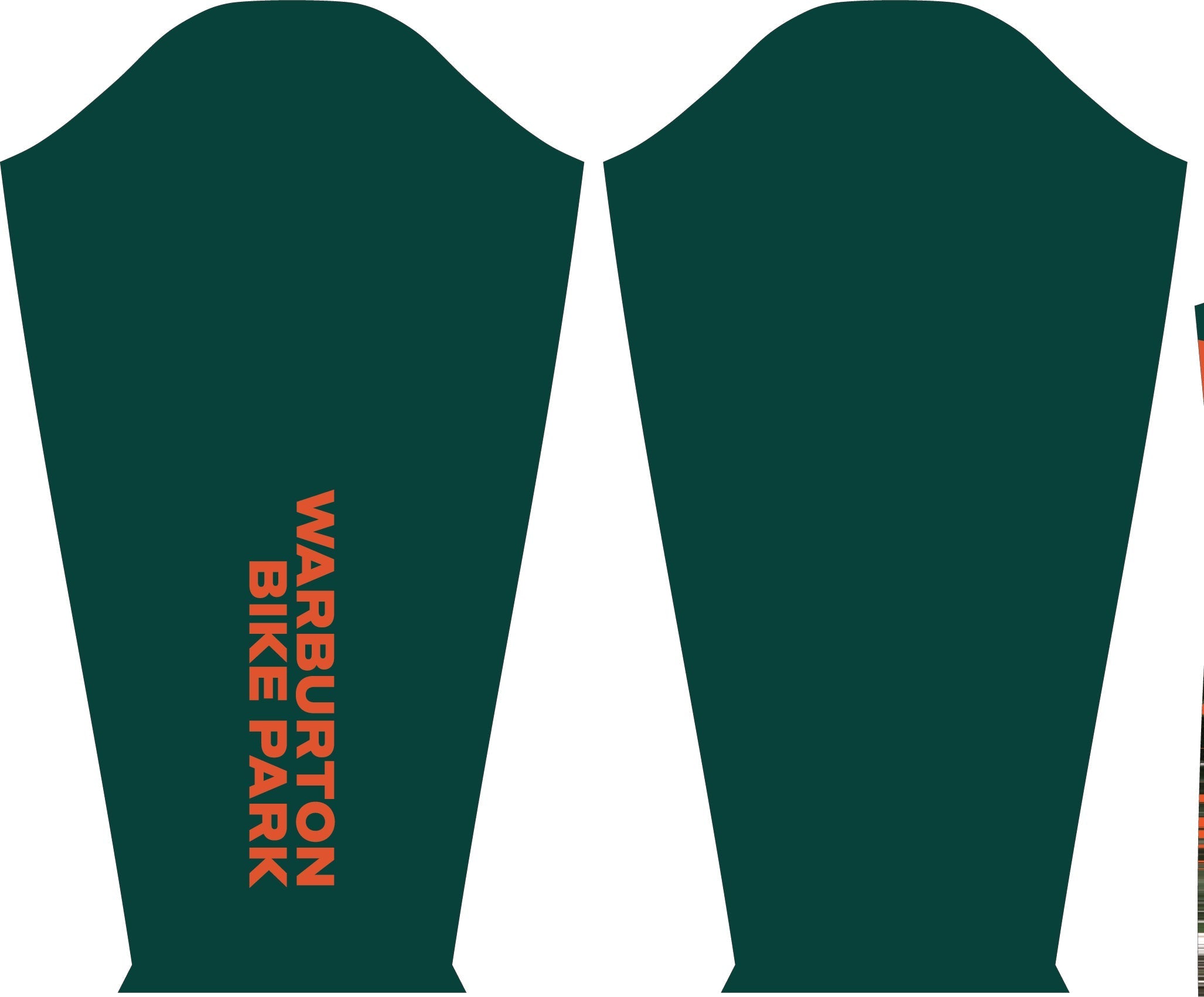 Green arm sleeves.
