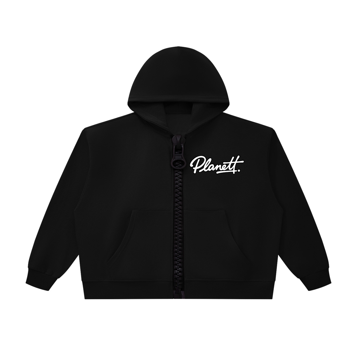 Chunky Zip Oversized Hoodie | Boxy