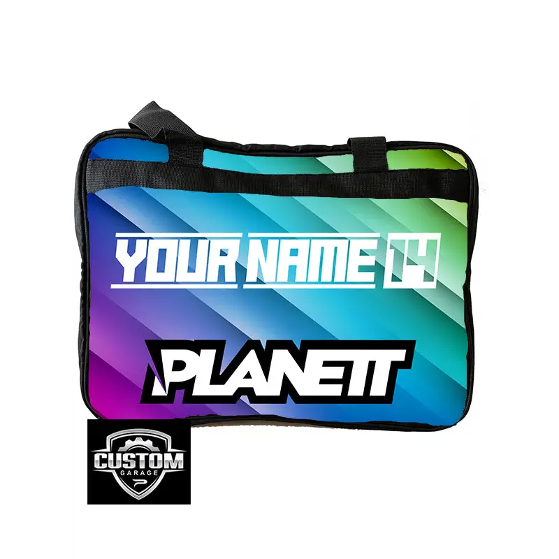 Colorful rectangular bag.