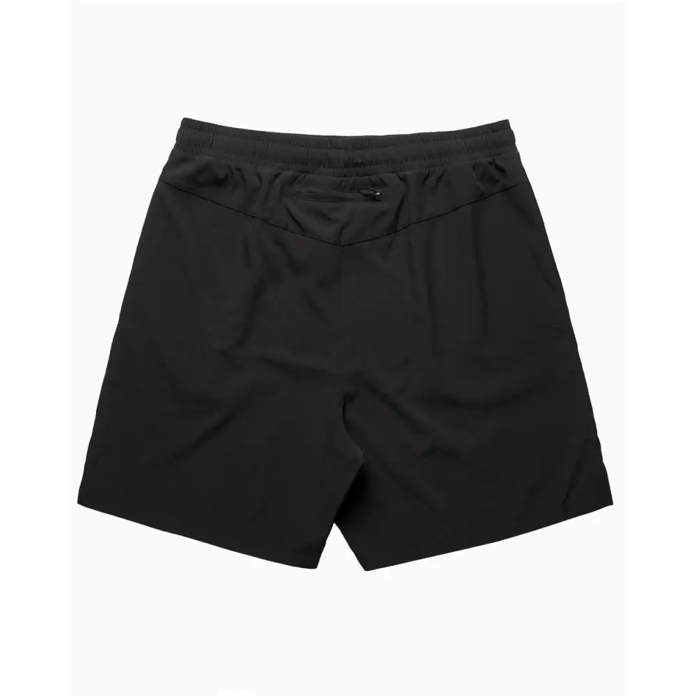 Black athletic shorts.