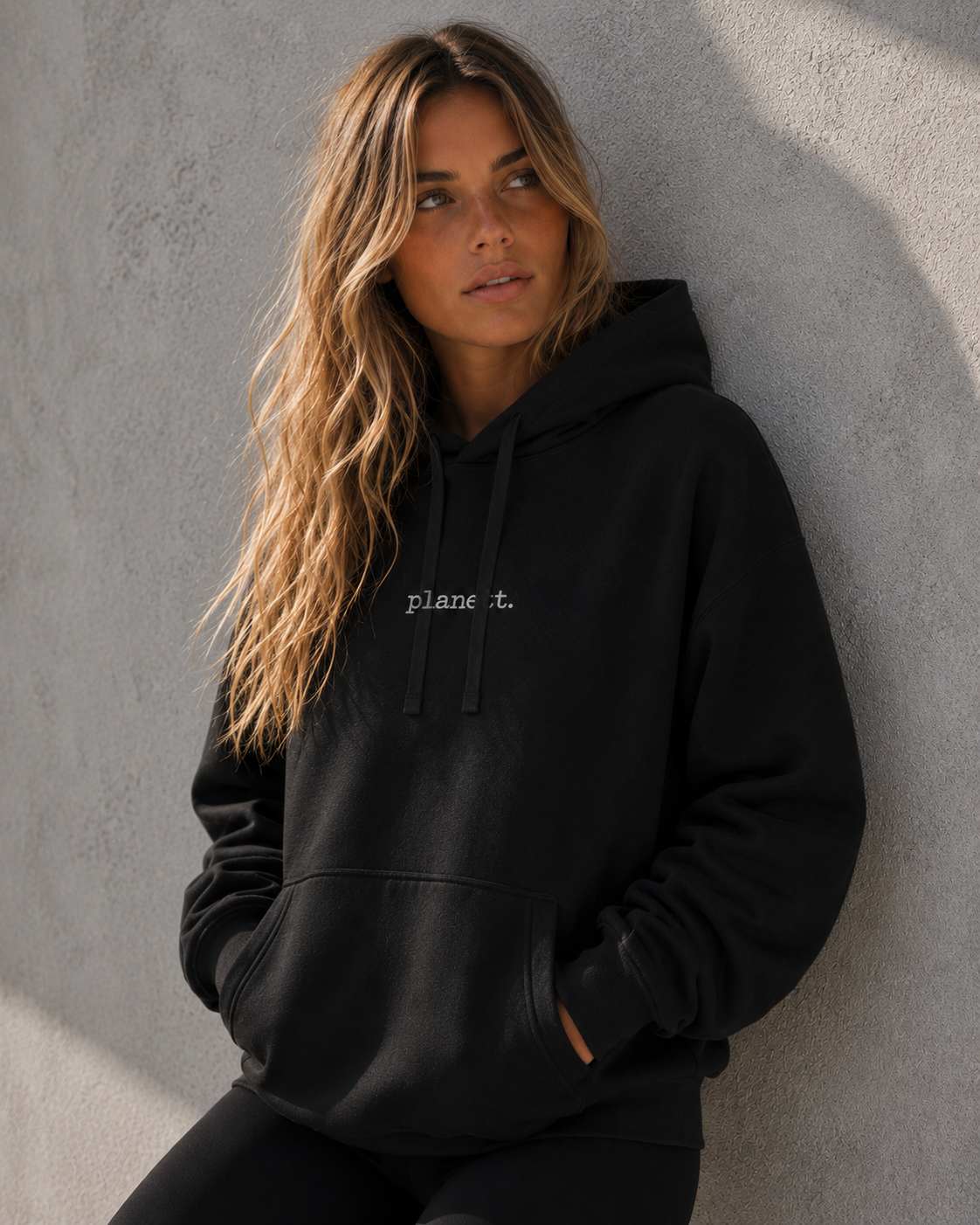 Black Oversized Heavy Hoodie