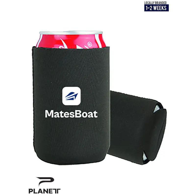 Black can cooler.