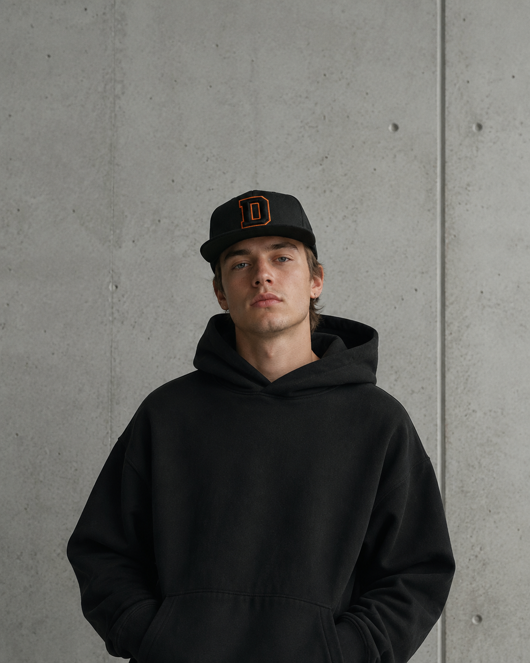 3D Embroidered "D" Sports Caps