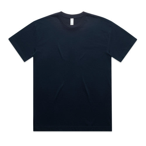 Black v-neck t-shirt with short sleeves and a ribbed neckline, likely made of cotton or polyester blend.