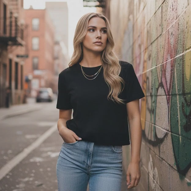 Women's Organic Rib Knit Tee