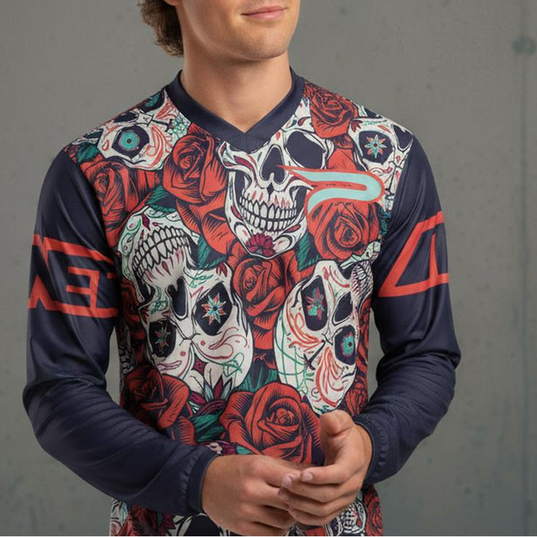Adult Ride Jersey | Skulls & Roses
