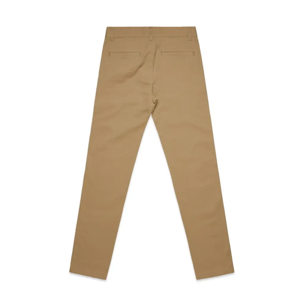 Khaki-colored casual pants.