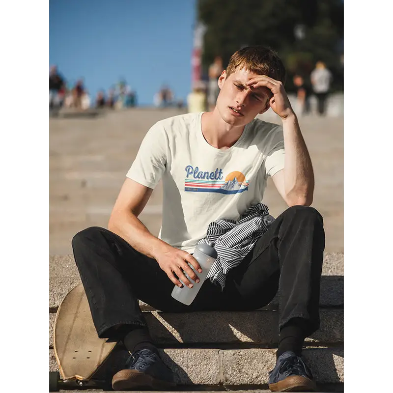 Man’s graphic tee.