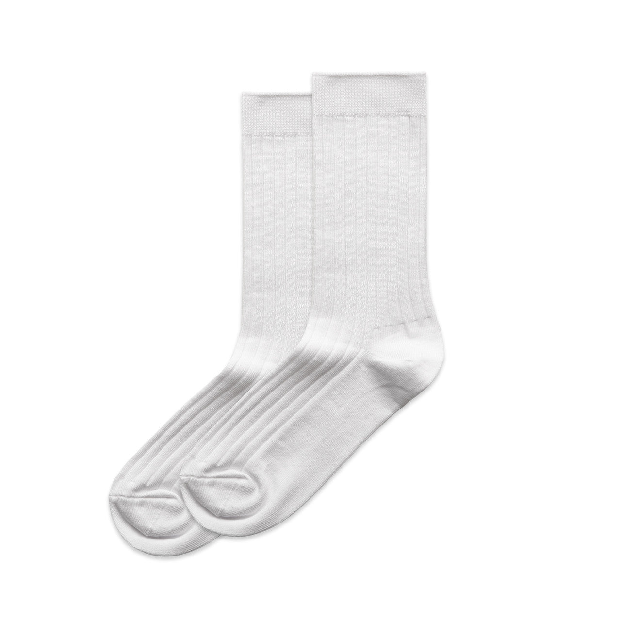 Wo's Rib Socks (2 Pairs) 1203 - White