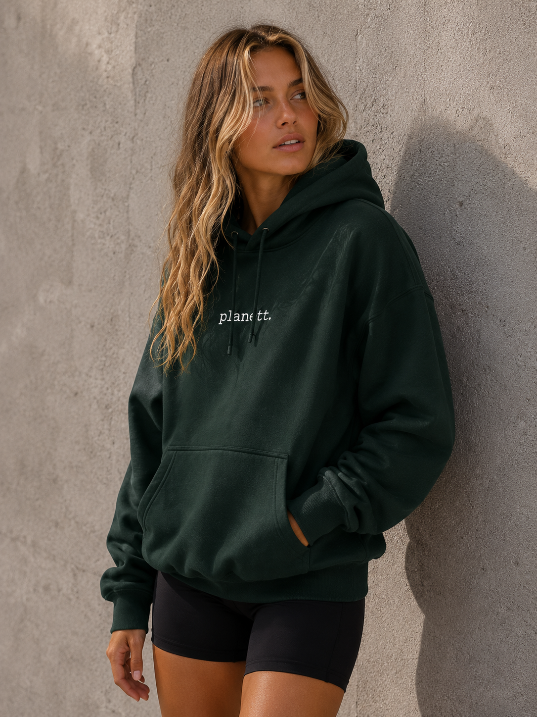 Pine Oversized Heavy Hoodie